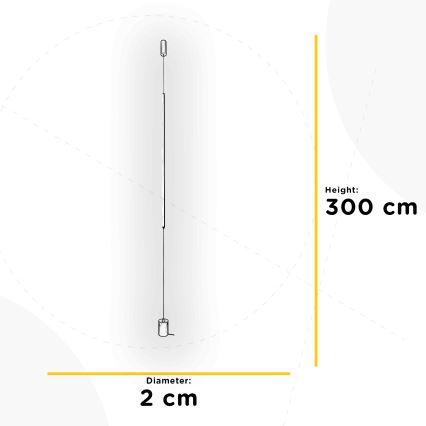 ONLI - LED подова лампа SIRILLA LED/20W/230V черна
