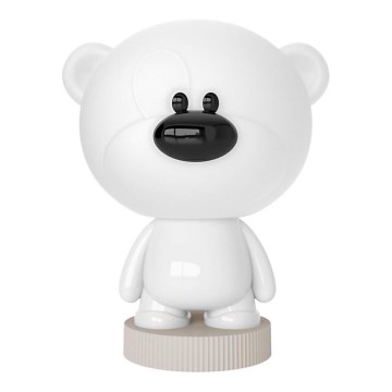 ONLI - LED RGB Детска малка нощна лампа PUPPIES LED/3W/USB мечка 30 см