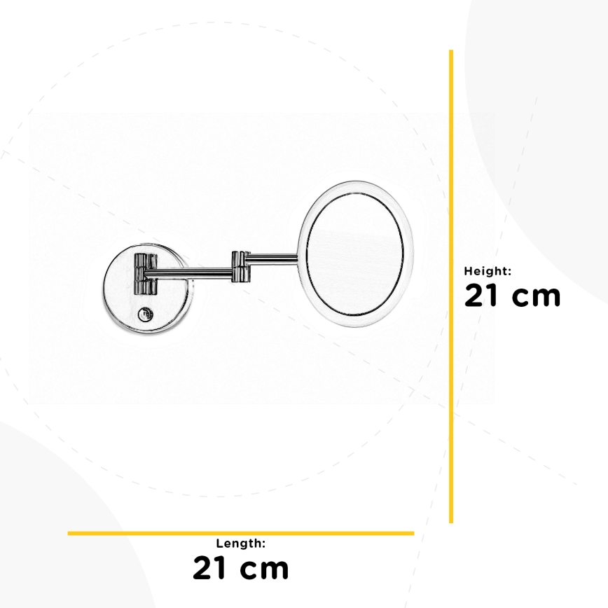 ONLI - LED Стена козметично огледало RIM LED/4,2W/230V 4000K IP44