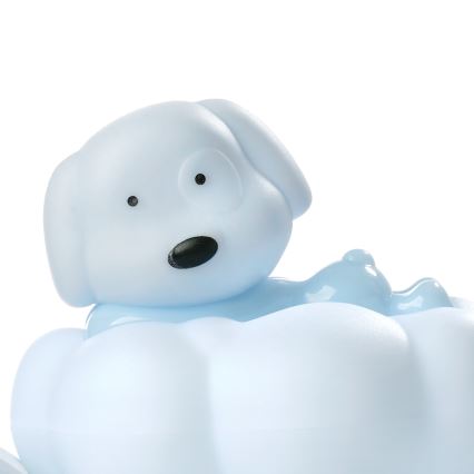 ONLI - LED Презареждаема детска нощна лампа NUVOLINA LED/2,5W/5V 300 mAh куче/синьо