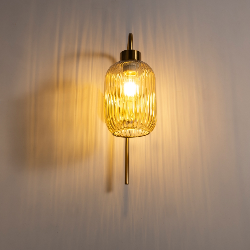 ONLI - Настенна лампа DOROTY 1xE27/15W/230V месинг