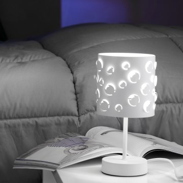 ONLI - Настолна лампа BOLLICINE 1xE14/6W/230V 22 cm бяла