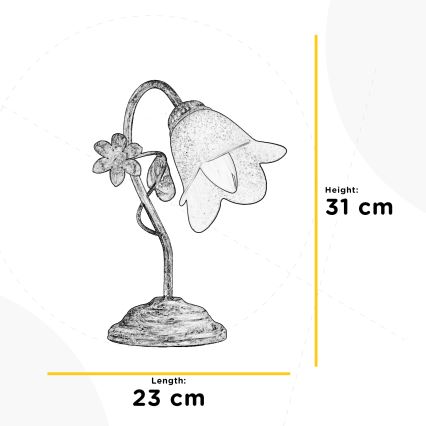 ONLI - Настолна лампа BOTTON DORO 1xE14/6W/230V