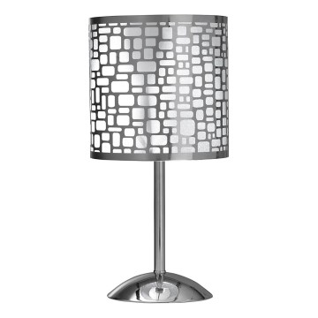 ONLI - Настолна лампа BRUCE 1xE27/15W/230V 40 cm матов хром