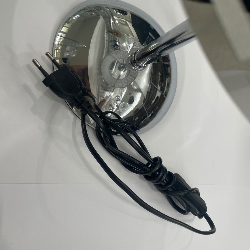 ONLI - Настолна лампа BRUCE 1xE27/15W/230V 40 cm матов хром