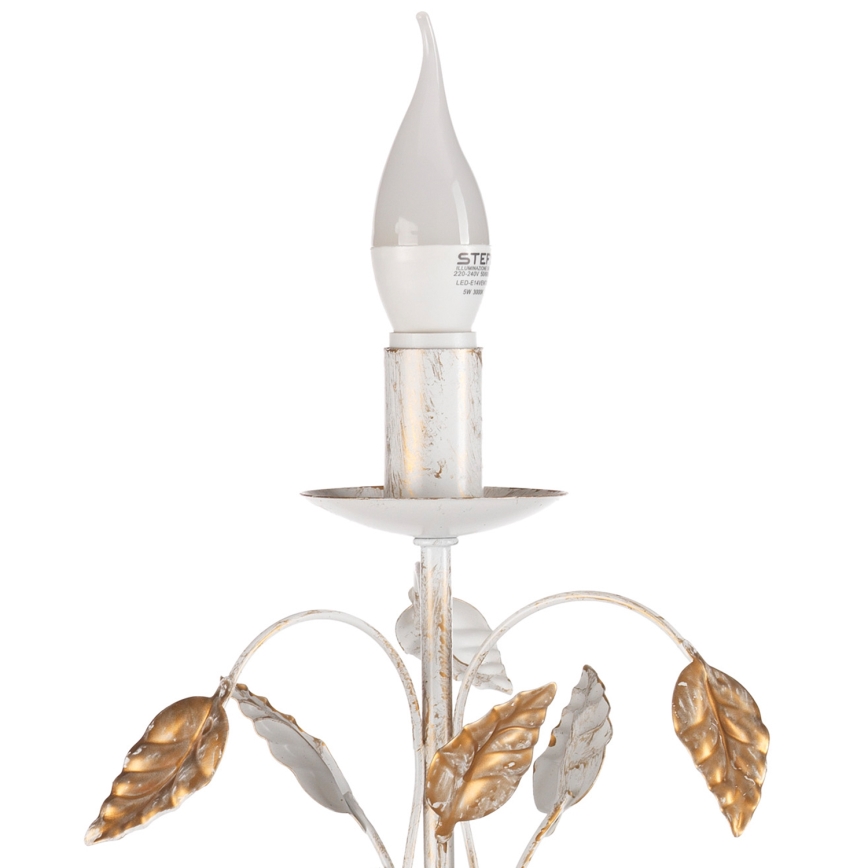 ONLI - Настолна лампа COLLANA 1xE14/6W/230V 40 см бял