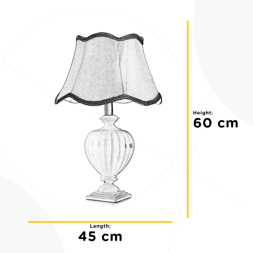 ONLI - Настолна лампа DESY 1xE27/22W/230V 60 см