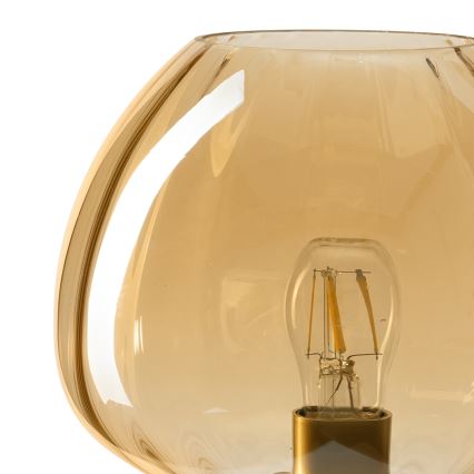 ONLI - Настолна лампа ELIDE 1xE27/15W/230V черна/медна