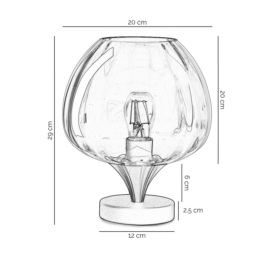 ONLI - Настолна лампа ELIDE 1xE27/15W/230V черна/медна
