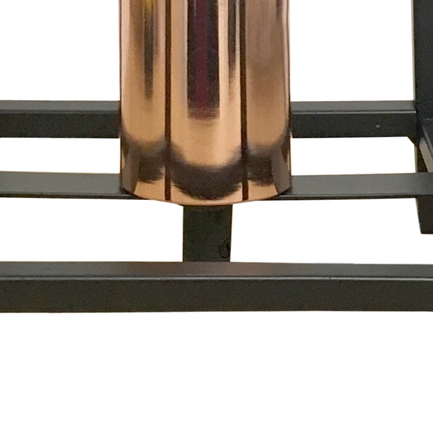 ONLI - Настолна лампа FLOKI 1xE27/15W/230V 20 cm черен/меден