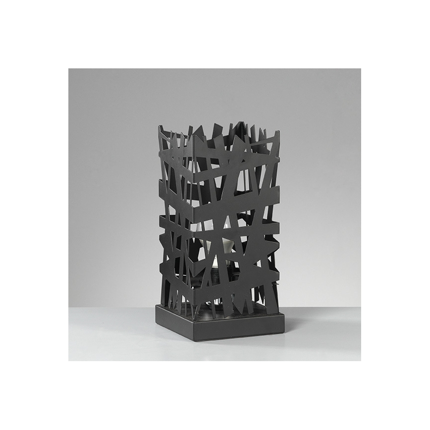 ONLI - Настолна лампа FORESTA 1xE27/15W/230V 29 cm черен