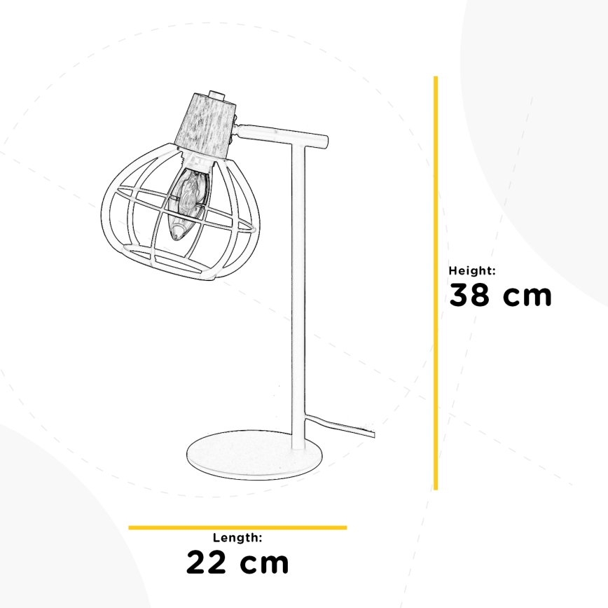 ONLI - Настолна лампа GINGER 1xE14/6W/230V