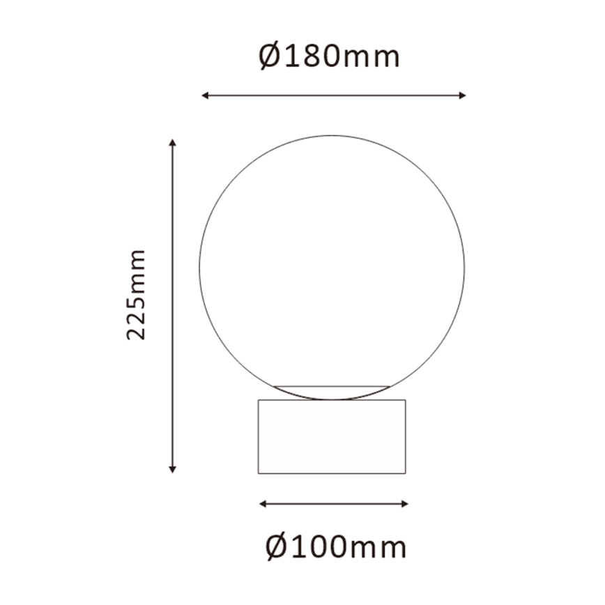 ONLI - Настолна лампа JANET 1xE14/6W/230V Ø 20 см