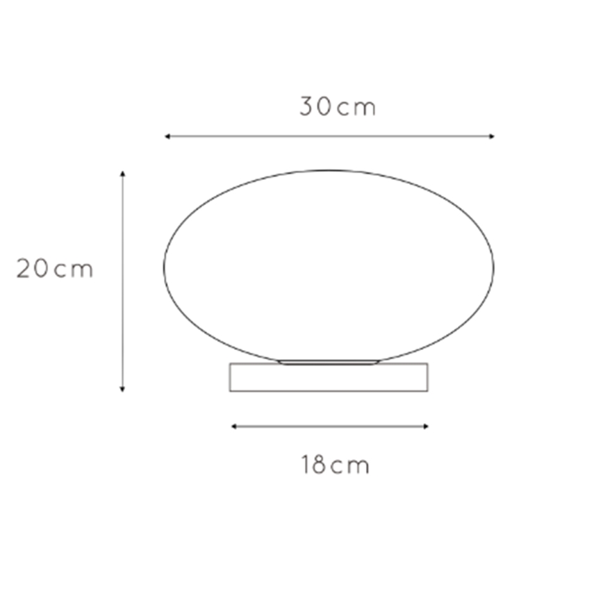 ONLI - Настолна лампа JANET 1xE27/6W/230V Ø 30 см