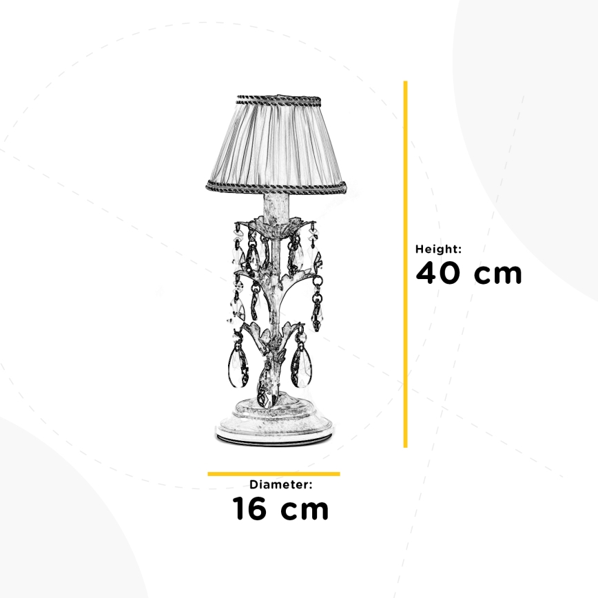 ONLI - Настолна лампа KAREN 1xE14/6W/230V златист