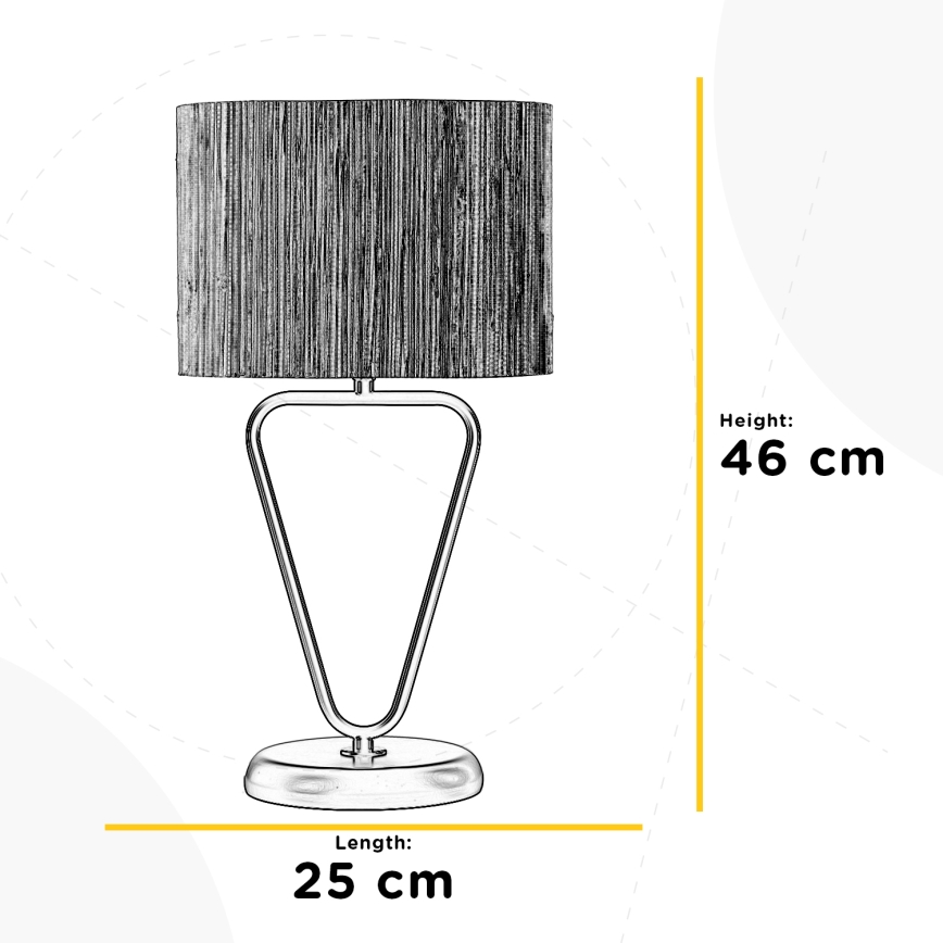 ONLI - Настолна лампа MADU 1xE27/22W/230V 46 см