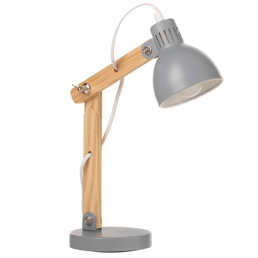 ONLI - Настолна лампа NORA 1xE14/6W/230V сив