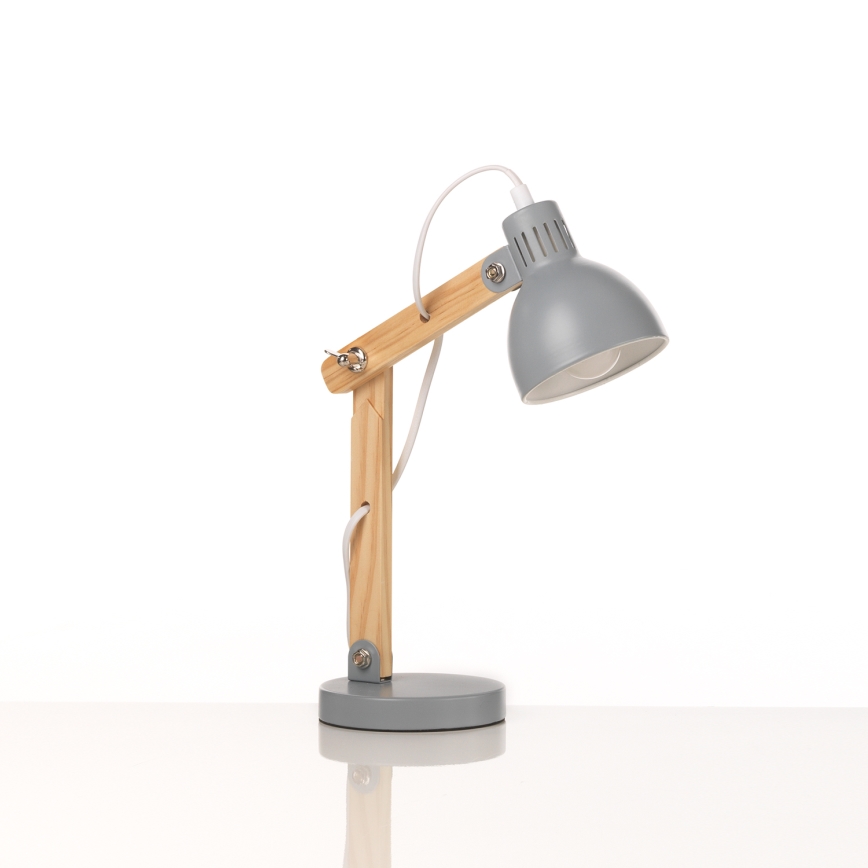 ONLI - Настолна лампа NORA 1xE14/6W/230V сив