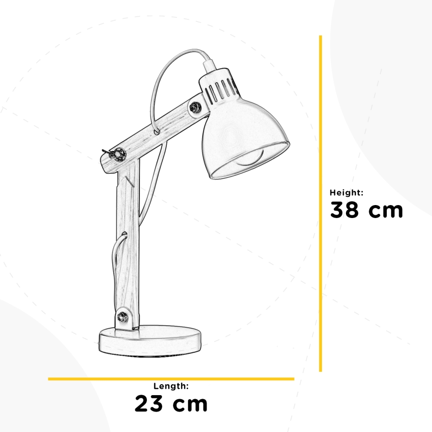 ONLI - Настолна лампа NORA 1xE14/6W/230V сив