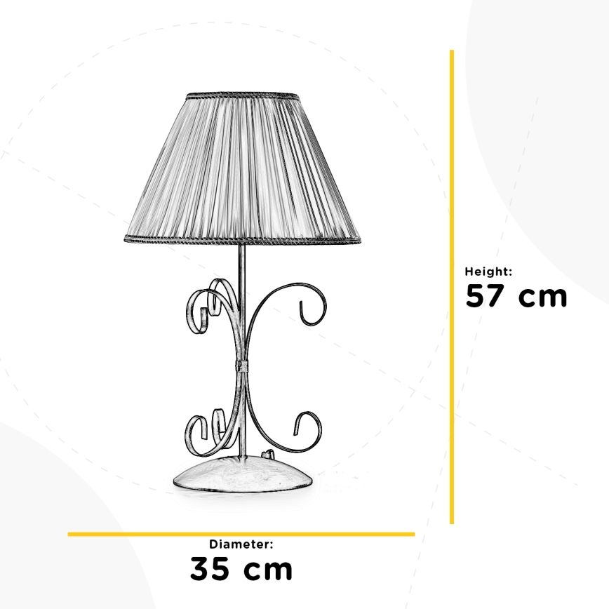 ONLI - Настолна лампа ODINO 1xE27/22W/230V 57 см