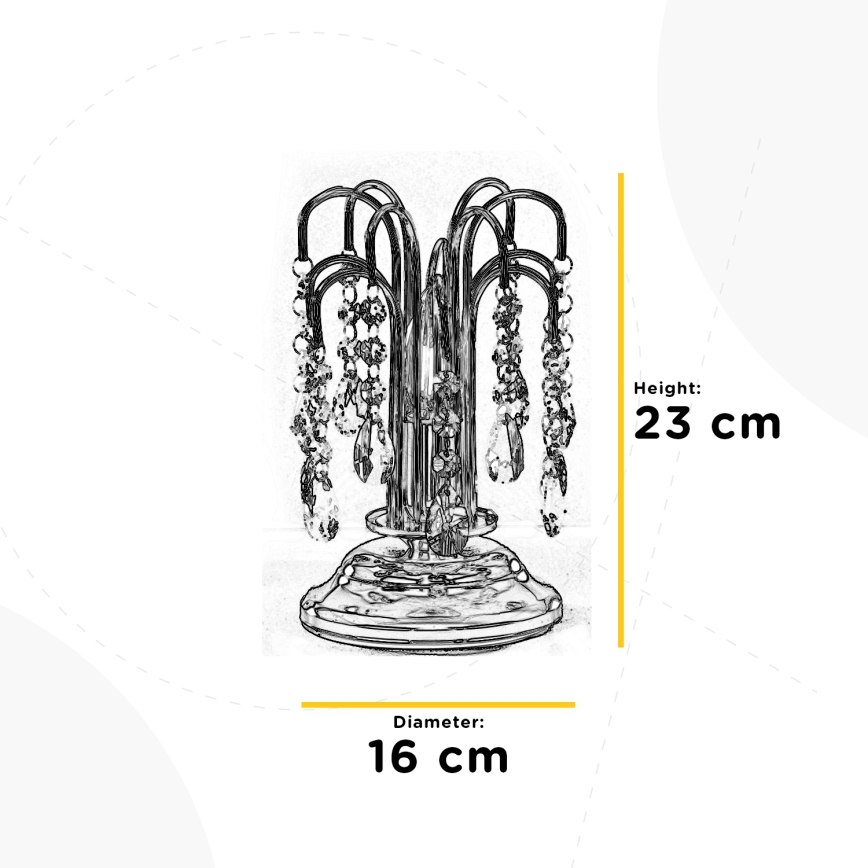 ONLI - Настолна лампа PIOGGIA 1xE14/6W/230V златист