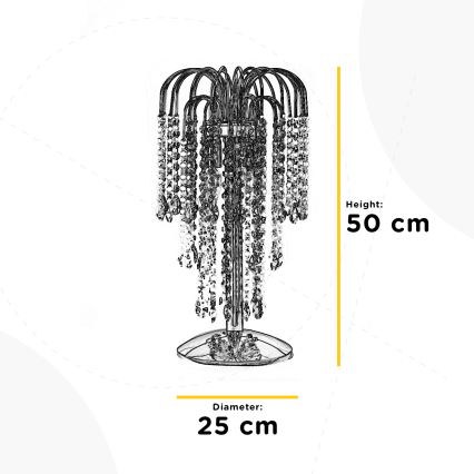 ONLI - Настолна лампа PIOGGIA 2xE14/6W/230V златист 50 см