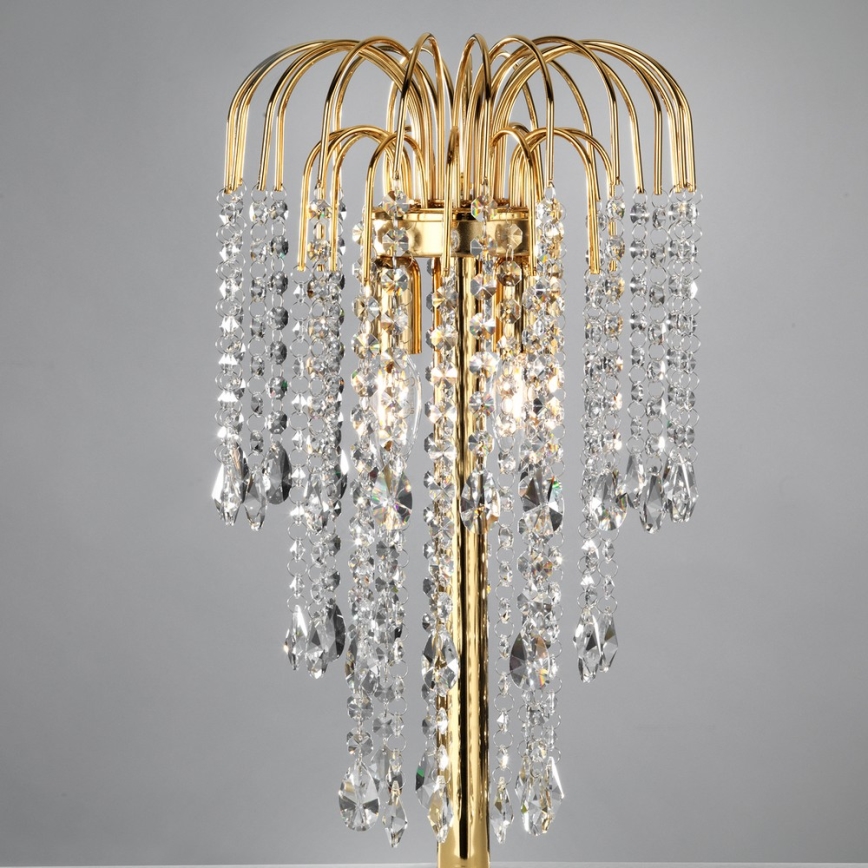 ONLI - Настолна лампа PIOGGIA 2xE14/6W/230V златна 50 см