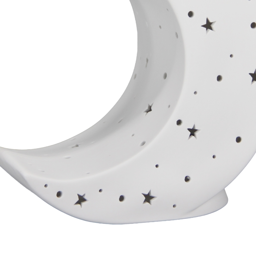 ONLI - Настолна лампа PORCELLANA 1xE14/6W/230V 21 cm Луна