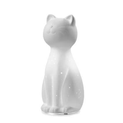 ONLI - Настолна лампа PORCELLANA 1xE14/6W/230V 27,2 cm котка