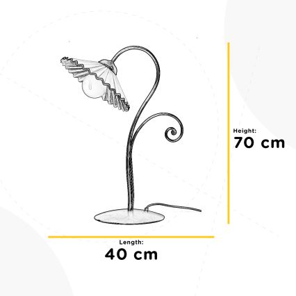 ONLI - Настолна лампа ROSINA 1xE27/22W/230V 70 см