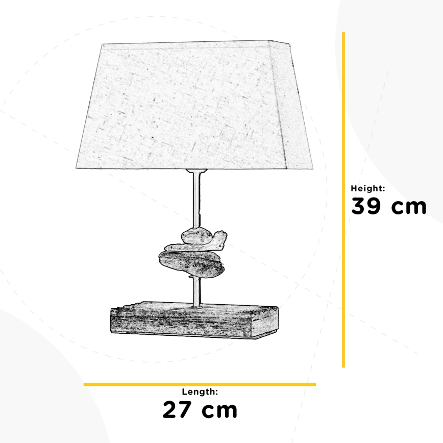 ONLI - Настолна лампа SEREGON 1xE27/22W/230V