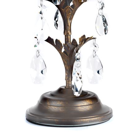 ONLI - Настолна лампа TERESA 1xE14/6W/230V бронзов