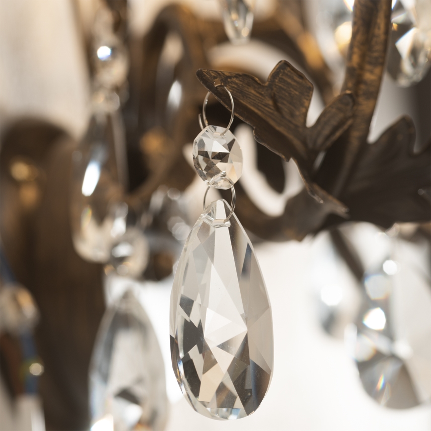 ONLI - Настолна лампа TERESA 1xE14/6W/230V бронзов