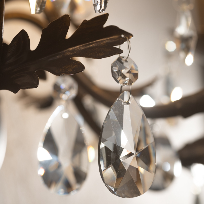 ONLI - Настолна лампа TERESA 1xE14/6W/230V бронзов