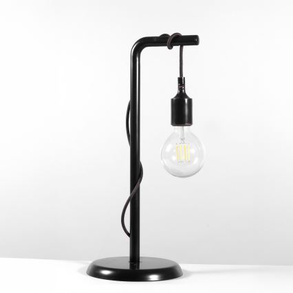 ONLI - Настолна лампа WIRE 1xE27/15W/230V 50 см черен