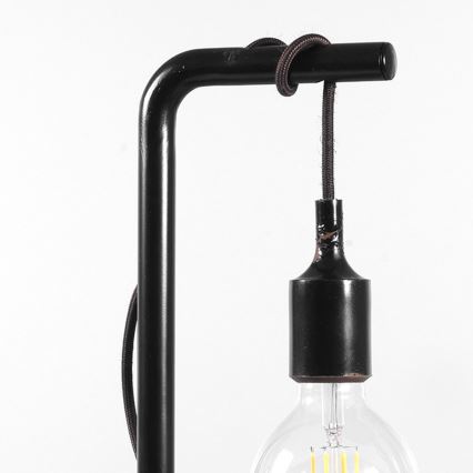 ONLI - Настолна лампа WIRE 1xE27/15W/230V 50 см черен