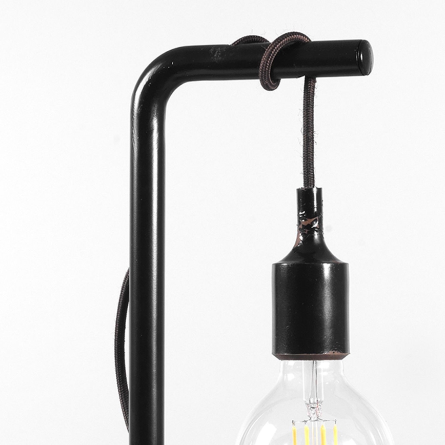 ONLI - Настолна лампа WIRE 1xE27/15W/230V 50 см черен