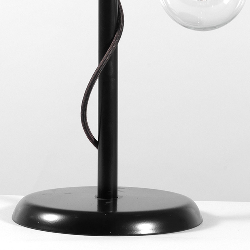 ONLI - Настолна лампа WIRE 1xE27/15W/230V 50 см черен