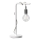 ONLI - Настолна лампа WIRE 1xE27/15W/230V 50 см сив/бял