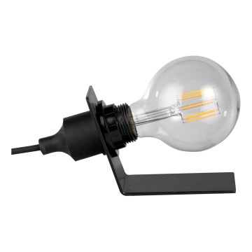 ONLI - Настолна лампа WIRE 1xE27/15W/230V 9 см черен