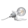 ONLI - Настолна лампа WIRE 1xE27/15W/230V 9 см сив/бял