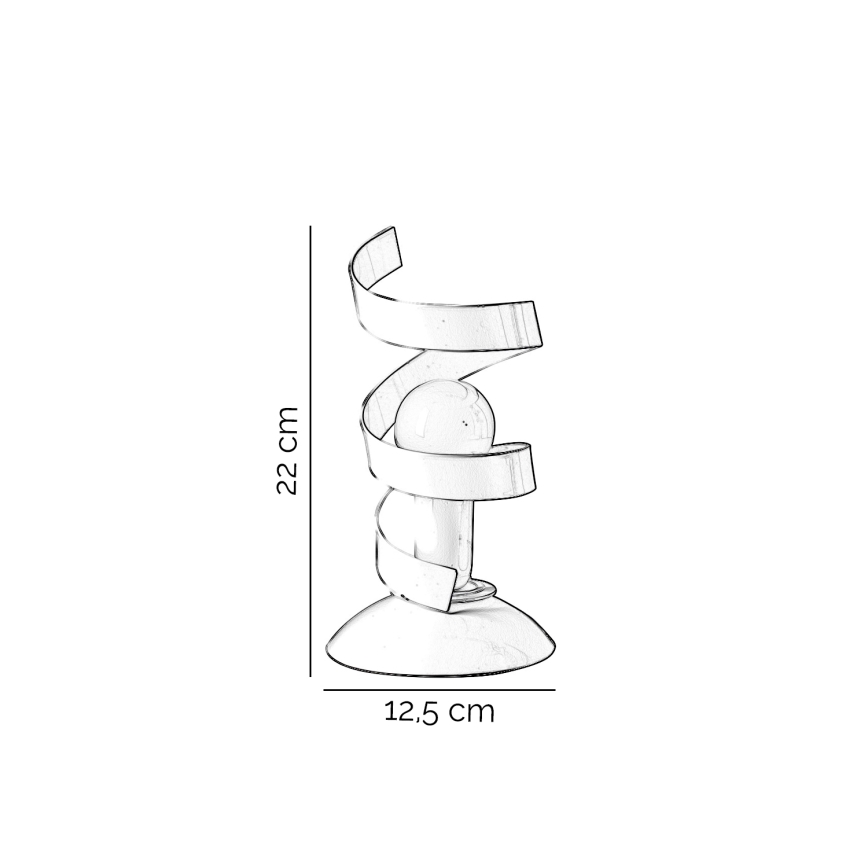 ONLI - Настолна лампа ZOE 1xE14/6W/230V 22 см бял