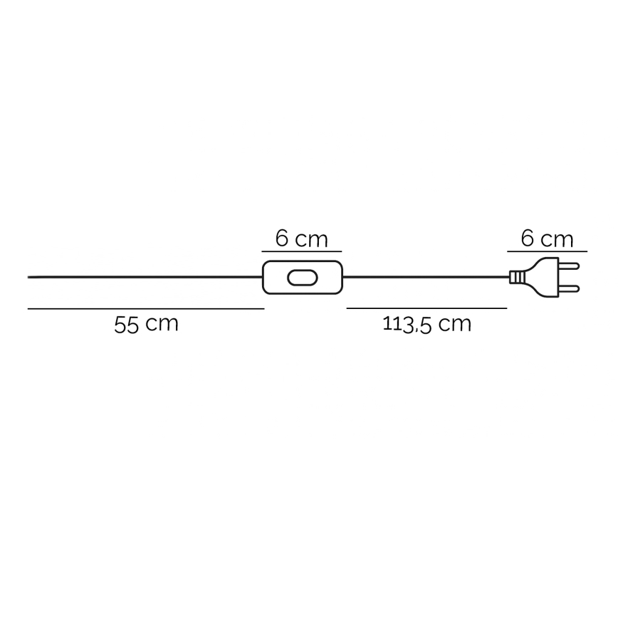 ONLI - Настолна лампа ZOE 1xE14/6W/230V 22 см бял