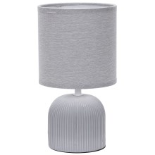 ONLI - Настолна лампа SHELLY 1xE27/22W/230V сив 28 см