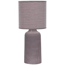 ONLI - Настолна лампа SHELLY 1xE27/22W/230V кафяв 45 см