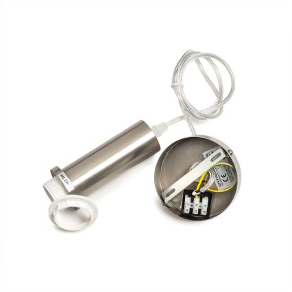 ONLI - Пендант на кабел DOROTY 1xE27/15W/230V бял/лъскав хром