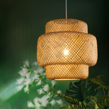 ONLI - Пендел BAMBOO 1xE27/22W/230V бамбук