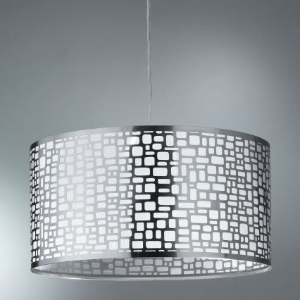 ONLI - Пендел BRUCE 1xE27/15W/230V Ø 45 cm матов хром