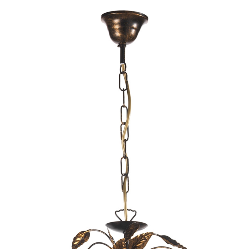 ONLI - Пендел COLLANA 6xE14/6W/230V бронзов/златист