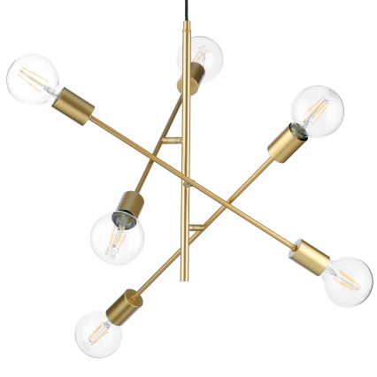 ONLI - Пендел CROSS 6xE27/22W/230V